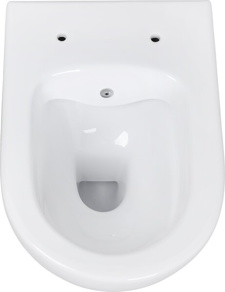 Závěsné WC bez obruby s funkcí taharet/bidet/sprcha WC Bílá hygienická sprcha