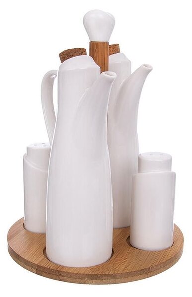 Porcelánová dochucovací souprava BAMBU 4+1