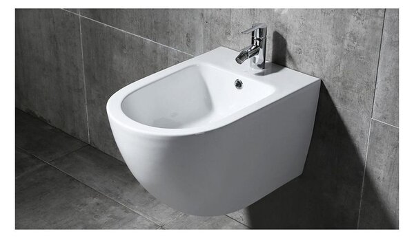 Závěsný Bidet Rea CARLO Mini White