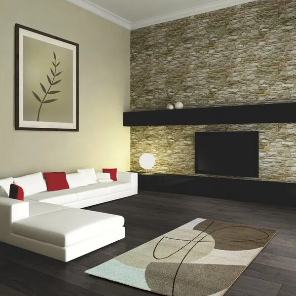 Spoltex Kusový koberec Achat 550 Dark beige - 80x150 cm