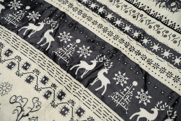 Mikroplyšové povlečení WINTER DEER šedé Rozměr povlečení: 70 x 90 cm | 140 x 220 cm