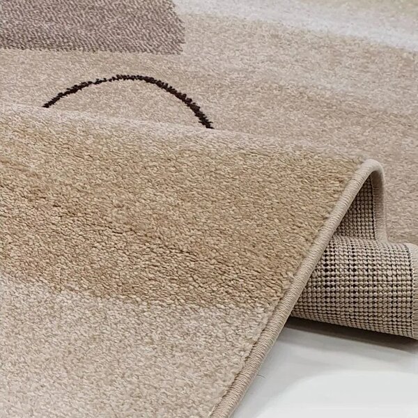Spoltex Kusový koberec Achat 550 Dark beige - 80x150 cm