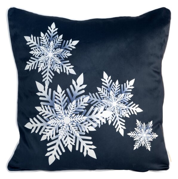VÁNOČNÍ DEKORAČNÍ POVLAK NA POLŠTÁŘ CAROL02 60X60 CM VZOROVANÝ