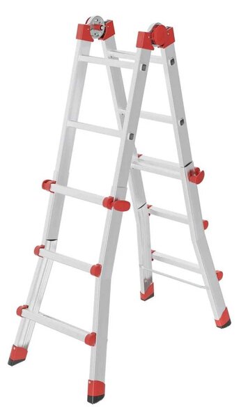 Teleskopický žebřík Hailo M80 4x3 příčky, 7512-007