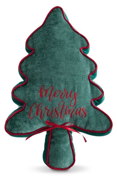 VÁNOČNÍ DEKORAČNÍ POLŠTÁŘ CHRISTMAS TREE 45X70 CM VÍCEBAREVNÝ