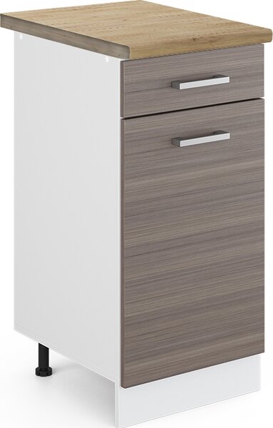 Spodní skříňka kuchyňské linky Vicco R-Line Ušlechtilá šedá 40 cm , PD Dub, Model 46919