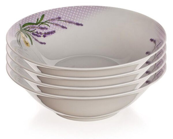 Sada porcelánových misek LEVANDULE 4 ks