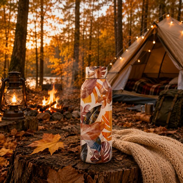 Nerezová termoláhev Solid, 510ml, Quokka, autumn