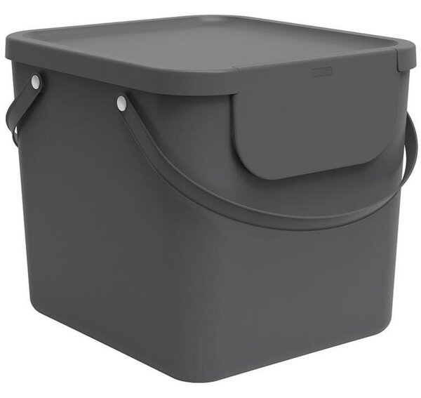 Koš na tříděný odpad ALBULA šedý 40 l