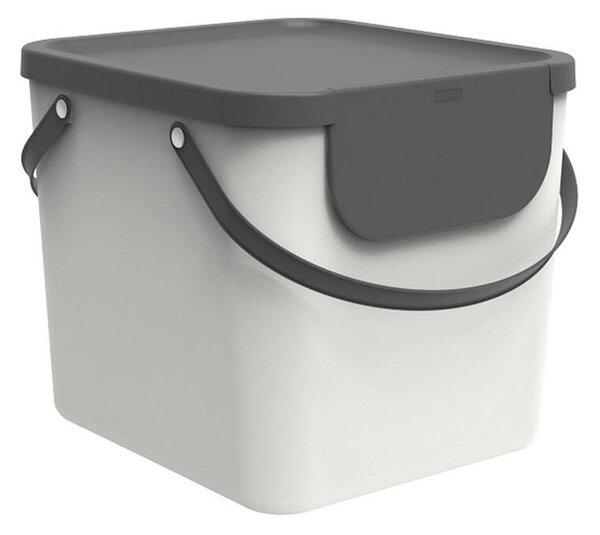 Koš na tříděný odpad ALBULA bílý 40 l