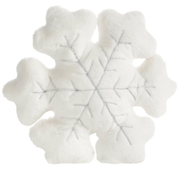 VÁNOČNÍ DEKORAČNÍ POLŠTÁŘ SNOWFLAKE1 41X45 CM KRÉMOVÝ