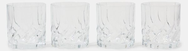 Sinsay - Sada sklenic s reliéfním vzorem 4 pack - clear