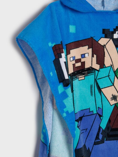 Sinsay - Osuška s kapucí Minecraft - indigo