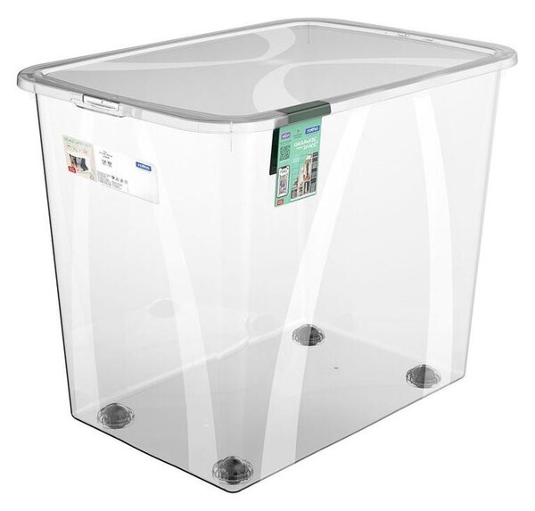 Úložný box s víkem a kolečky LONA 70 l