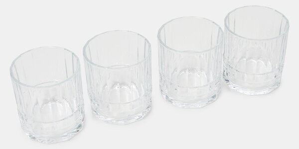 Sinsay - Sada sklenic s reliéfním vzorem 4 pack - clear