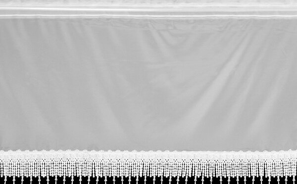 KRÁTKÁ ZÁCLONA NA PÁSCE FELICIANA 150X40 CM KRÉMOVÁ