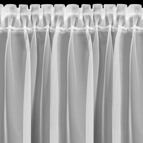 KRÁTKÁ ZÁCLONA NA PÁSCE FELICIANA 150X40 CM KRÉMOVÁ