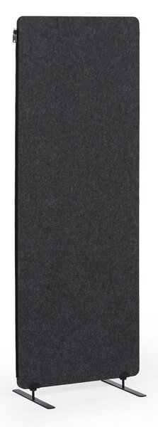 Akustický paraván, dělící stěna 160 x 60 cm, 3 ks v balení, 100% polyester, spojitelné zipem, grafit