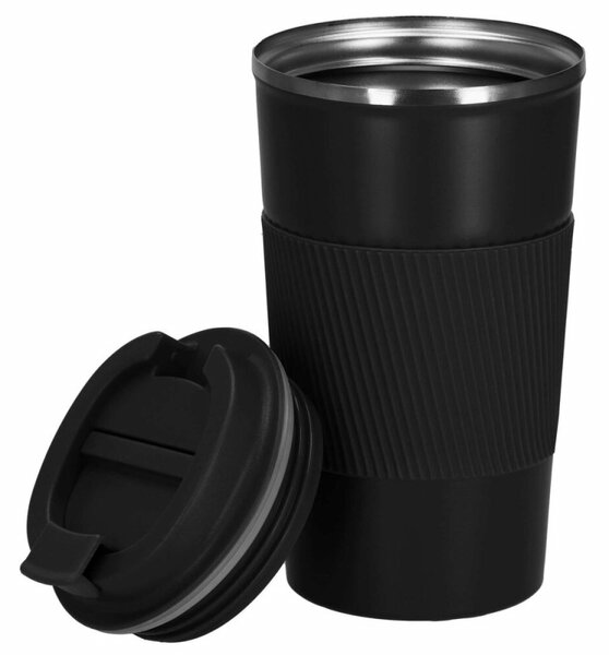Cestovní termohrnek 500 ml SPRINGOS SIPPY černý