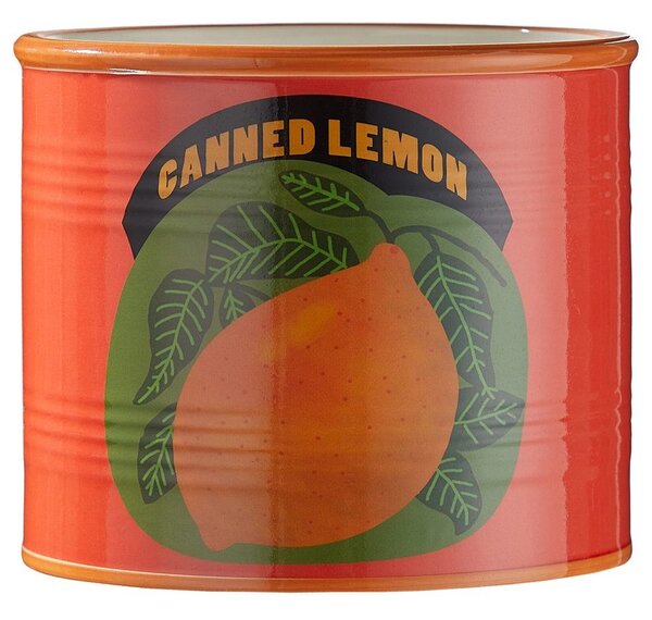 TIN Květináč citron 6 cm - oranžová