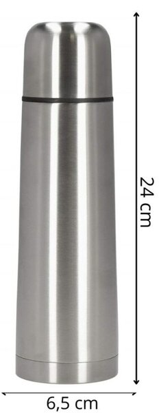 Nerezová termoska 500 ml SPRINGOS WARMO stříbrná