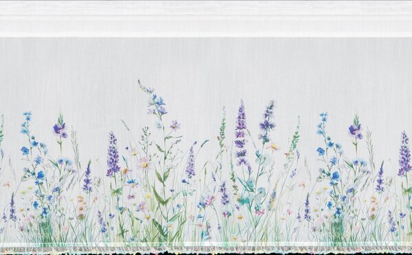 KRÁTKÁ ZÁCLONA NA PÁSCE MEADOW 150X40 CM KVĚTY
