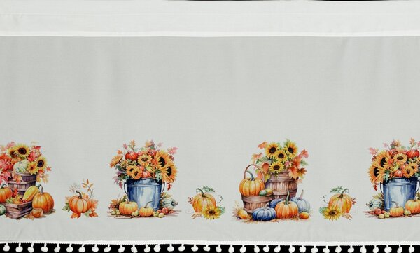 KRÁTKÁ ZÁCLONA NA PÁSCE AUTUMN 150X40 CM VZOROVANÁ