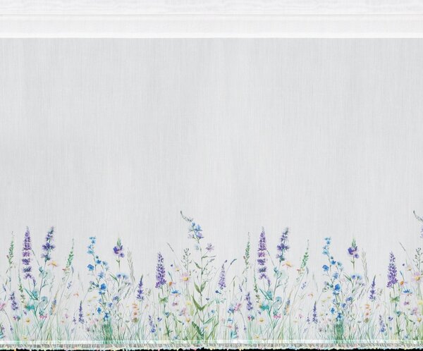 KRÁTKÁ ZÁCLONA NA PÁSCE MEADOW 150X70 CM KVĚTY