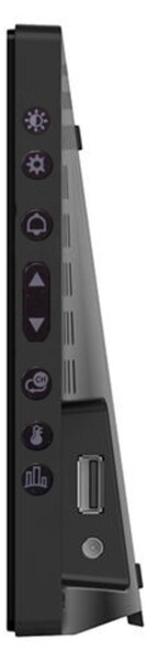 Solight meteostanice, XL barevný LCD, teplota, vlhkost, tlak, RCC, černá TE81XL