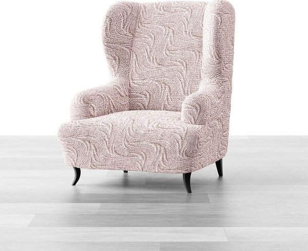 Bielastické potahy BRILLANTE béžové křeslo ušák (š. 60 - 110 cm)