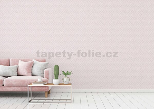 Vliesové tapety na zeď A.S. CRÉATION Maison Charme 39074-3 drobné kytičky růžové rozměr 10,05 m x 0,53 m