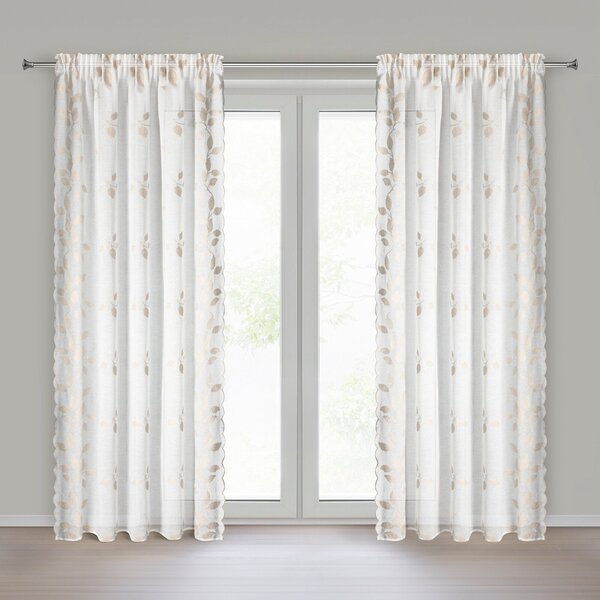 ZÁCLONA NA PÁSCE ARIELA 140X270 CM LISTY