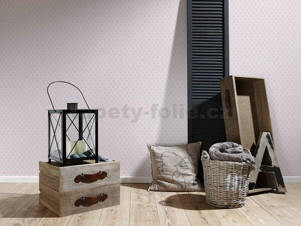 Vliesové tapety na zeď A.S. CRÉATION Maison Charme 39074-3 drobné kytičky růžové rozměr 10,05 m x 0,53 m