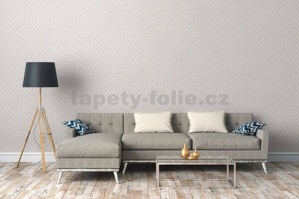 Vliesové tapety na zeď A.S. CRÉATION Maison Charme 39074-1 drobné kytičky modré rozměr 10,05 m x 0,53 m