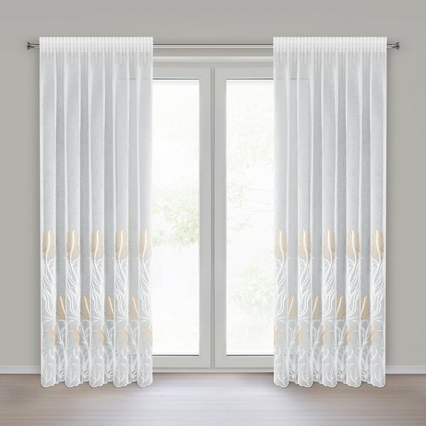 ZÁCLONA NA PÁSCE TILDA 140X270 CM LISTY