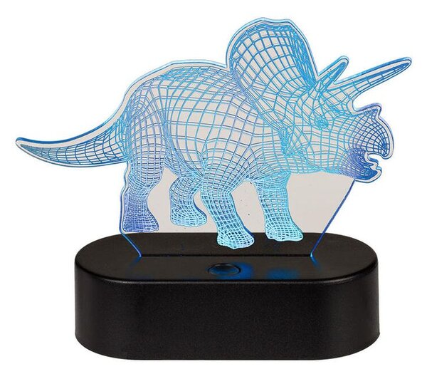 Dětská lampička 3D TRICERATOPS