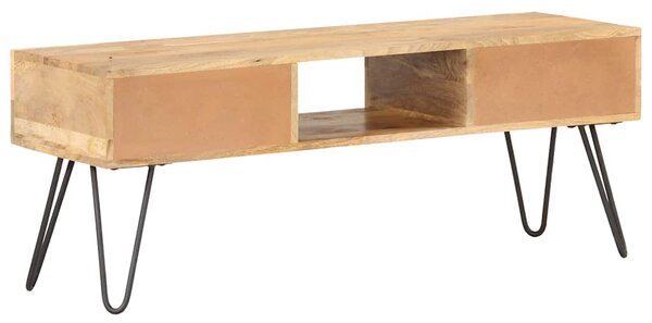 TV stolek 120 x 35 x 45 cm masivní mangovníkové dřevo 321790