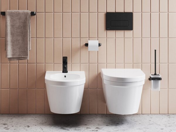Ravak Uni Slim splachovací tlačítko pro WC černá X01744