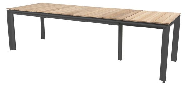 Optimum Teak roztahovací jídelní stůl antracit 220-340 cm