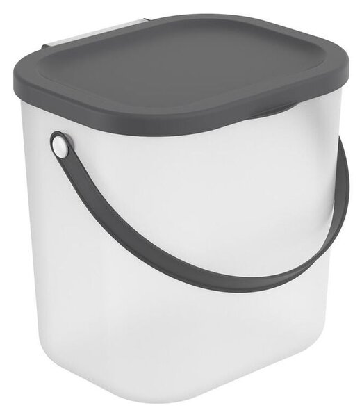 Koš na tříděný odpad ALBULA transparentní 6 l