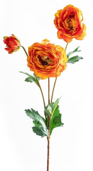 Kytice PRYSKYŘNÍK PLNOKVĚTÝ oranžový, 66 cm, 3 výhony