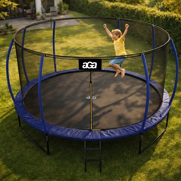Aga Trampolína 430 cm + ochranná síť + žebřík