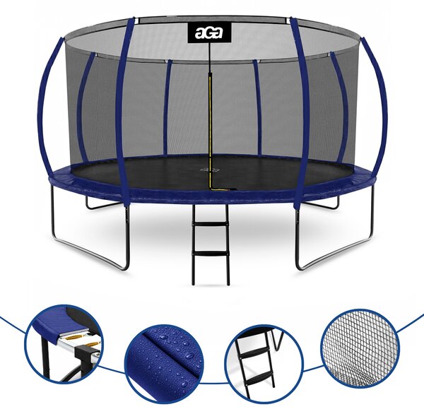 Aga Trampolína 430 cm + ochranná síť + žebřík
