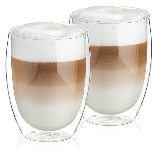 4Home Termo sklenice na latté Hot&Cool 350 ml, 2 ks