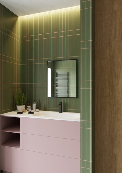 Dubiel Vitrum One zrcadlo 60x80 cm obdélníkový černá 5905241013060