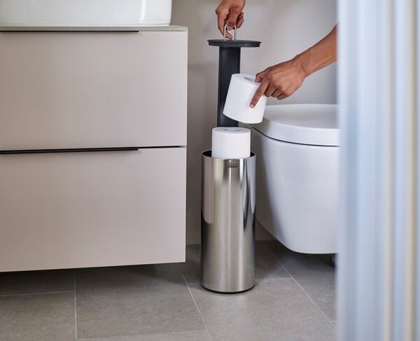 Joseph Joseph Easy Store Luxe koš na toaletní papír/zásobník toaletního papíru ocel 70593