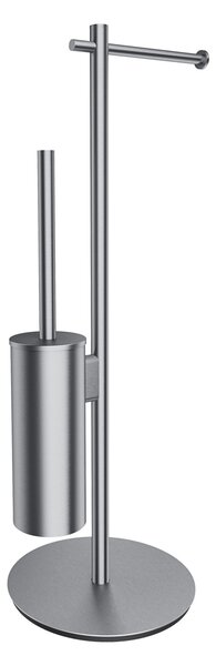Omnires Modern Project stojan se záchodovou štětkou nikl MP60810NI