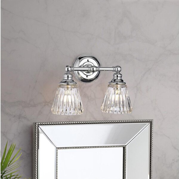 Quintiesse QN-KEYNES2-BATH-LED Kou. nás. lampa KEYNES 2xG9/3W/230V IP44 l. chrom
