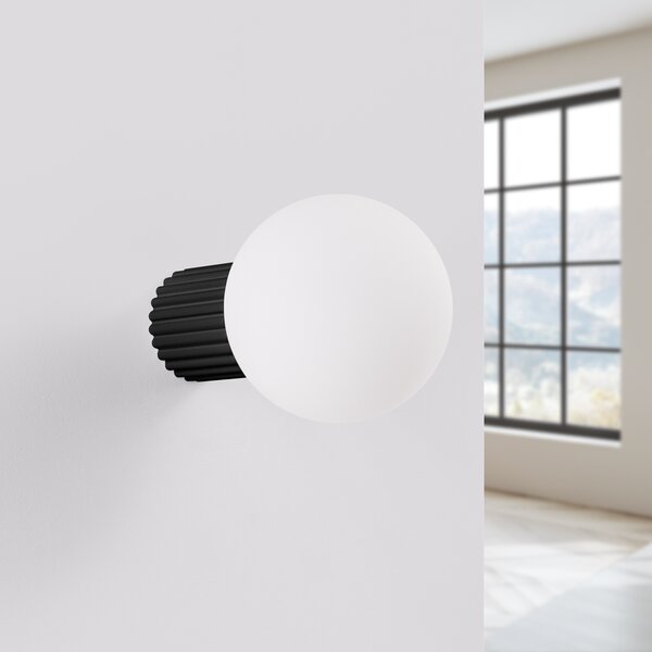 Sollux Lighting Halo nástěnné svítidlo 1x8 W bílá-černá SL.1712