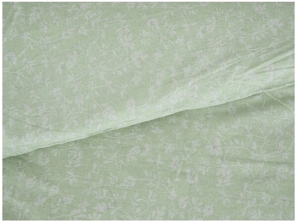 Povlečení z Renforcé bavlny GREEN FLOWERS zelené Rozměr povlečení: 70 x 90 cm | 140 x 200 cm